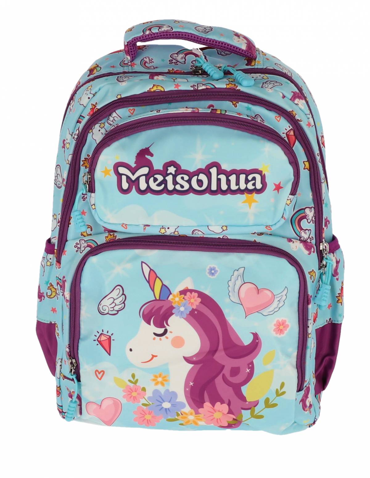 GHIOZDAN CLASA 0 UNICORN BLUE MOV 4 FERMOARE PIGNA GHIOZDAN CLASA 0 UNICORN BLUE MOV 4 FERMOARE PIGNA